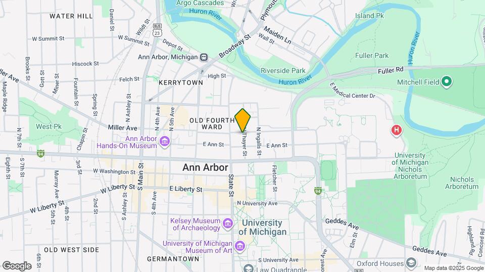 217 N Thayer St Map and Location Details