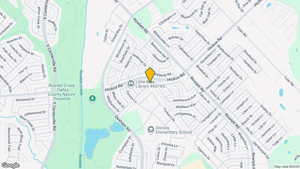 1822 Dartbrook Dr Map and Location Details