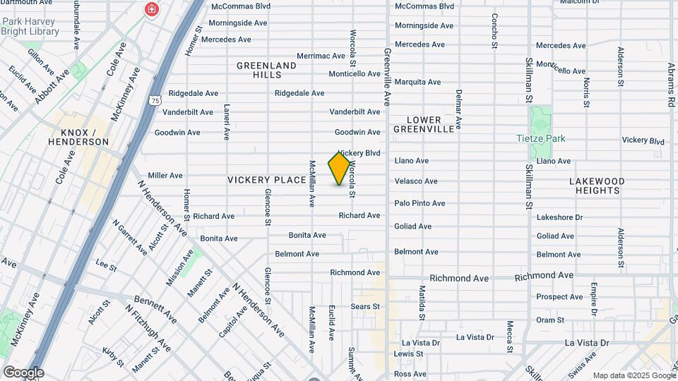 5535 Willis Ave Map and Location Details