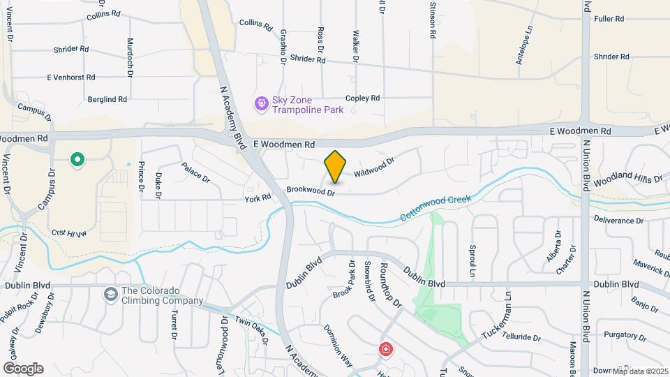 1868 Brookwood Dr Map and Location Details