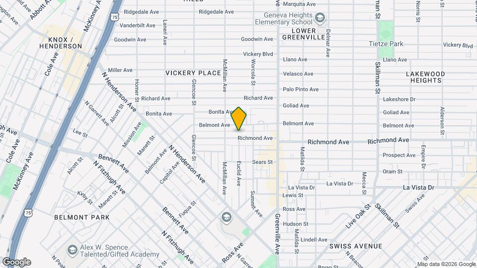 5521 Richmond Ave Map and Location Details