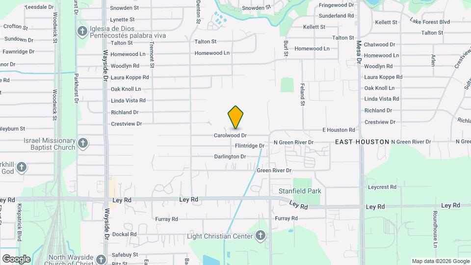 8407 Carolwood Dr Map and Location Details