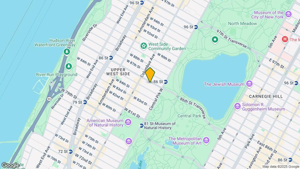 30 W 86th St Map and Location Details
