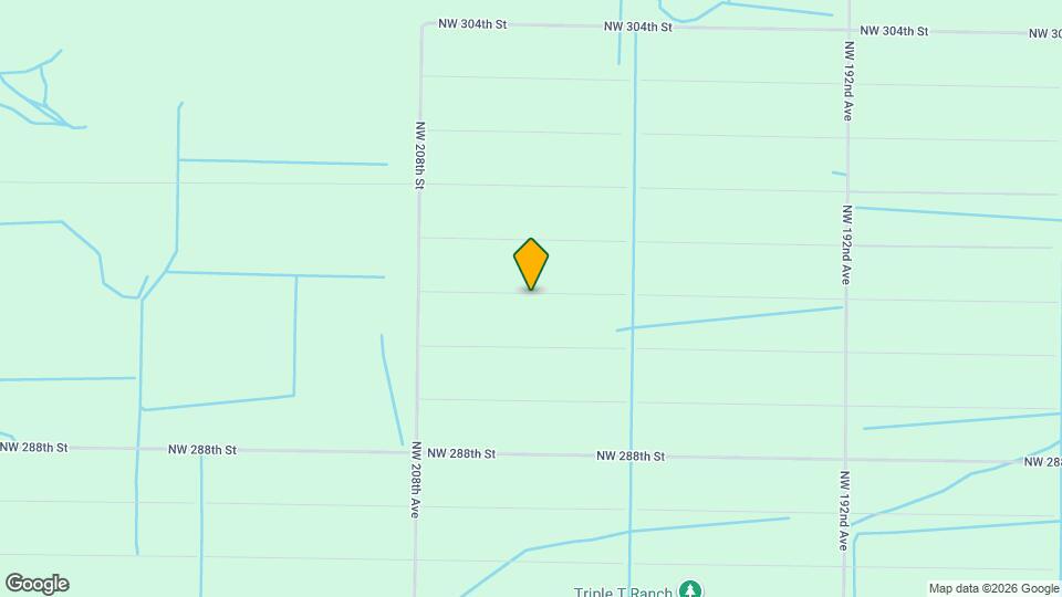 20376 NW 294th St Mapa y Detalles de la Ubicación