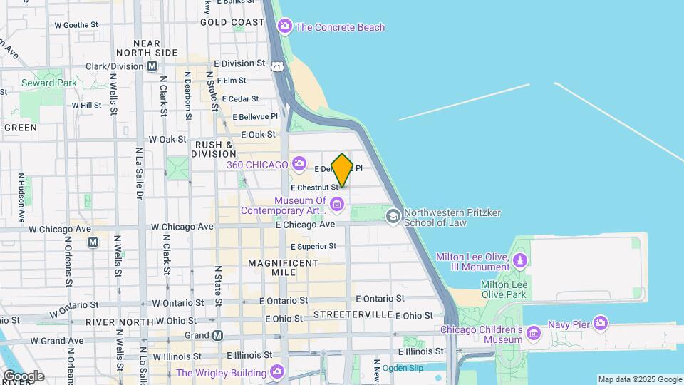 850 N Dewitt Pl Mapa y Detalles de la Ubicación