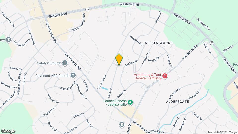 202 Sandy Dr Map and Location Details