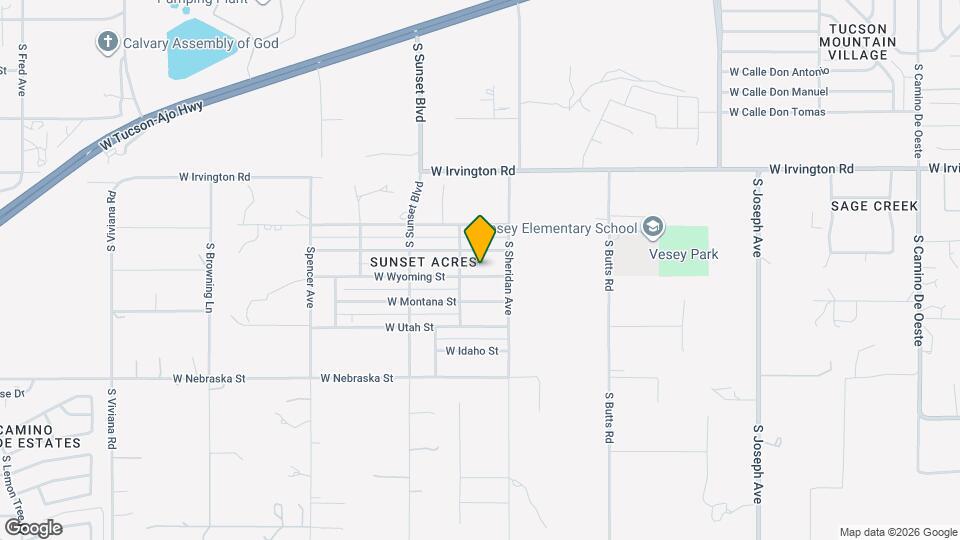 5438 W Wyoming St Map and Location Details