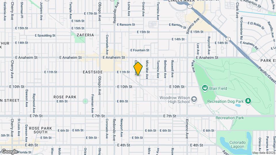 1061 Grand Ave Mapa y Detalles de la Ubicación