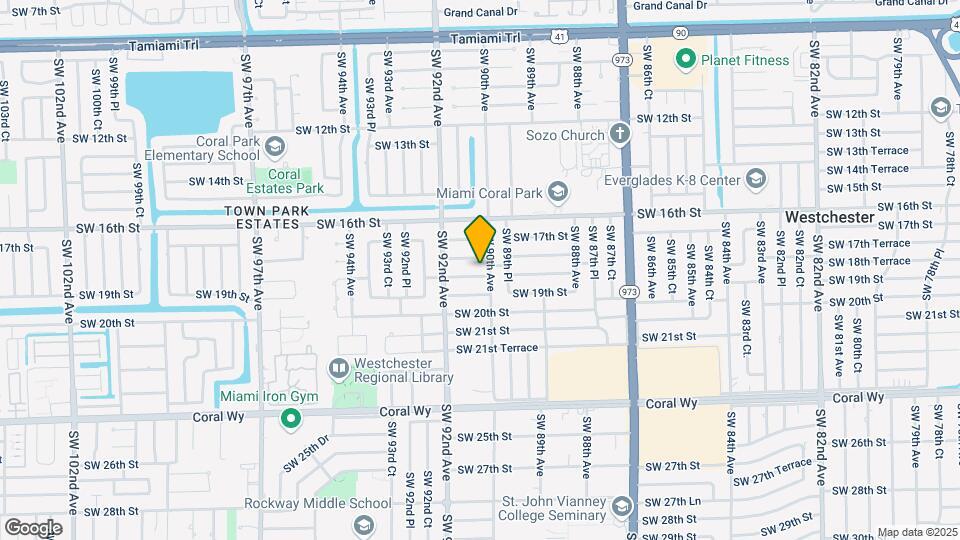 9011 SW 18th Terrace Mapa y Detalles de la Ubicación
