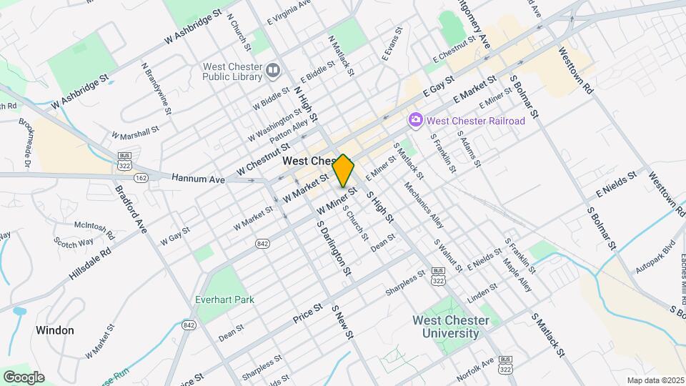 27 S Church St Map and Location Details