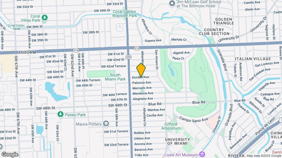 4504 Alhambra Cir Map and Location Details