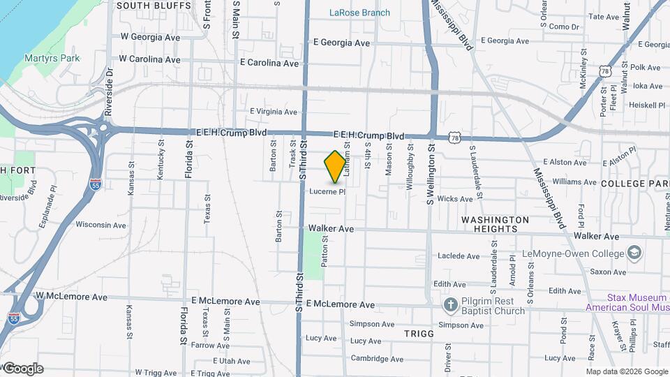 270 Lucerne Pl Map and Location Details
