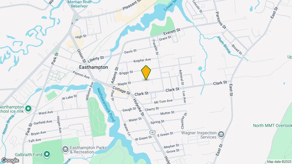 62 Maple St, Unit Upper Level in Duplex Map and Location Details