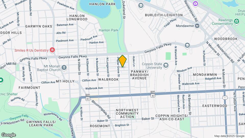 2826 Windsor Ave Mapa y Detalles de la Ubicación