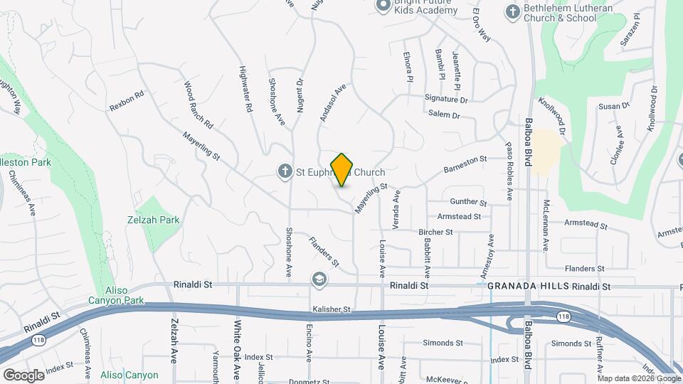 11738 Andasol Ave Map and Location Details