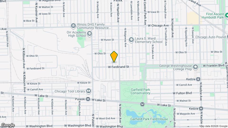 513 N Avers Ave Map and Location Details