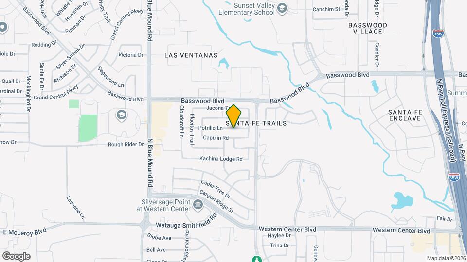 1912 Potrillo Ln Map and Location Details
