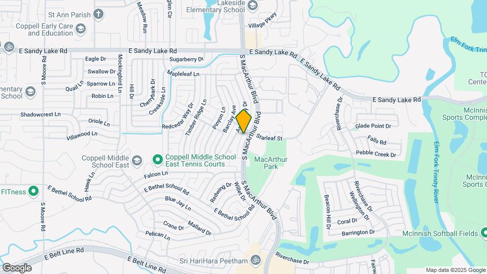 309 S MacArthur Blvd Map and Location Details