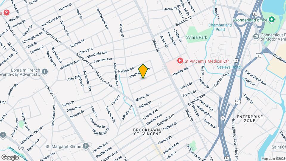 201 Bronx Ave Map and Location Details