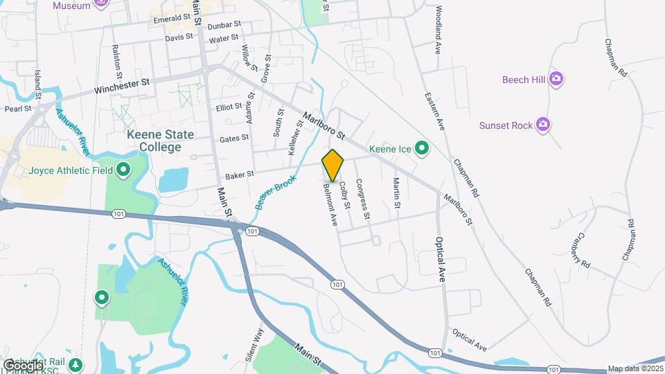 16 Belmont Ave Map and Location Details