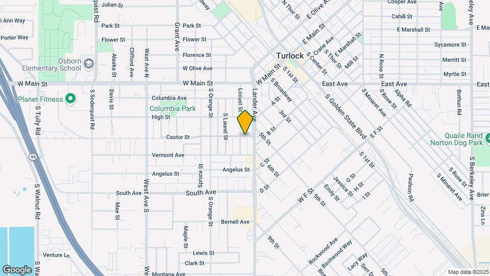 418 Locust St Mapa y Detalles de la Ubicación