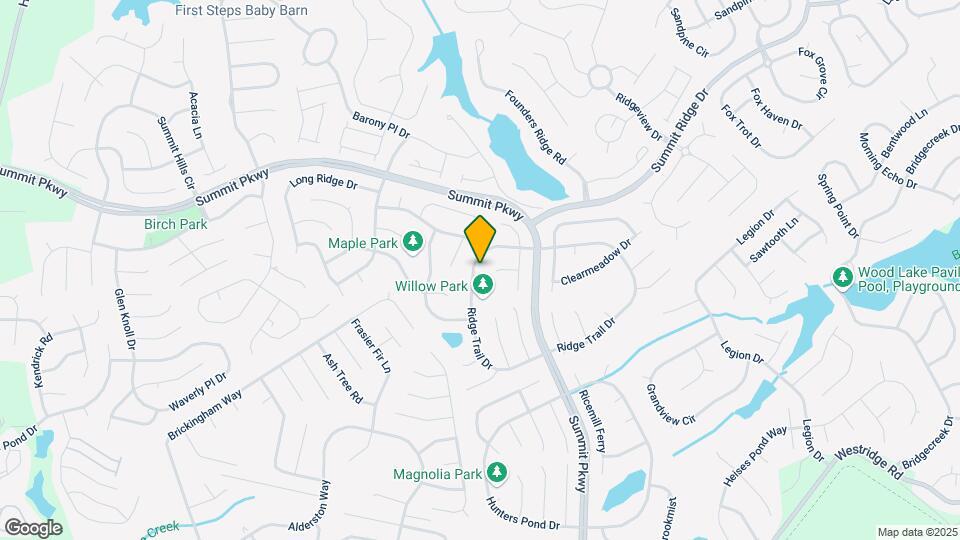 609 Ridge Trail Dr Map and Location Details