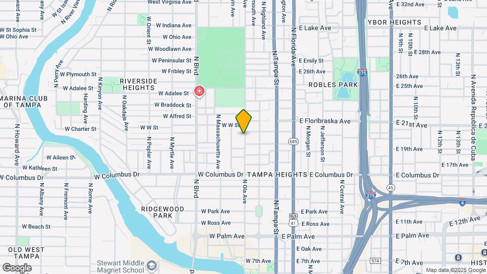 2910 N Ola Ave Map and Location Details