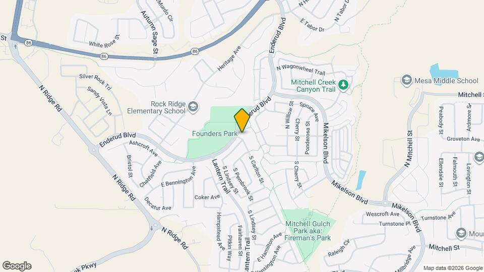 150 N Carlton St Map and Location Details