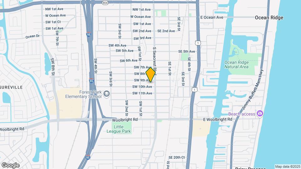 111 SW 10th Ave Map and Location Details
