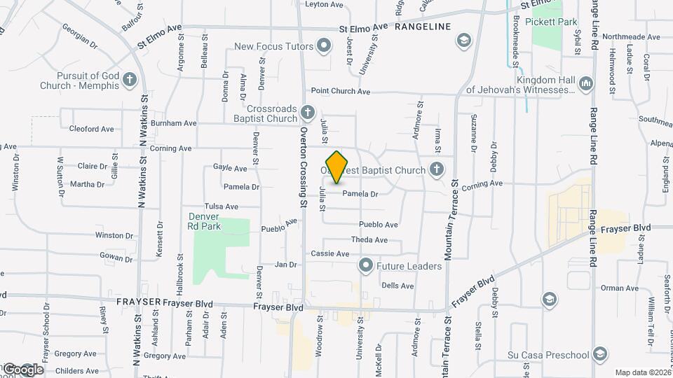 2166 Pamela Dr Map and Location Details