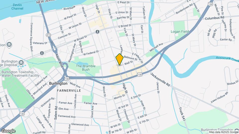 601 High St Mapa y Detalles de la Ubicación