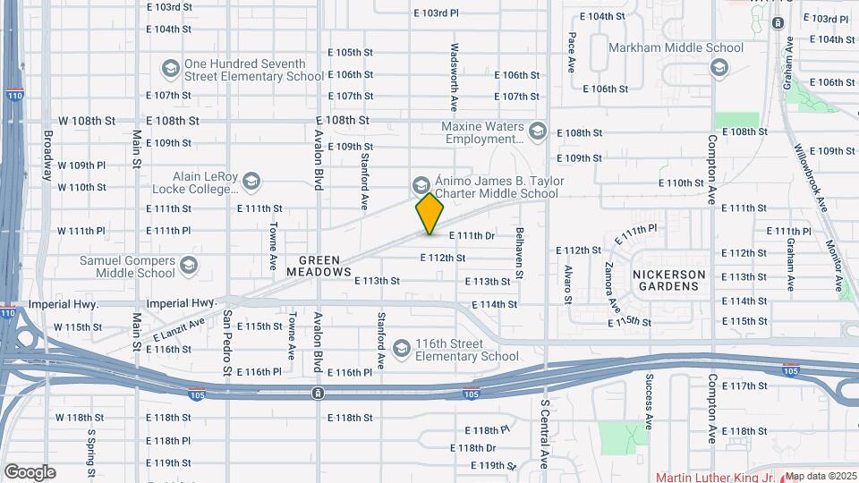 808 E 111th Dr Mapa y Detalles de la Ubicación