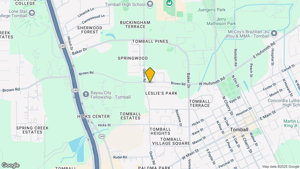 1134 Tomball Downs Dr Map and Location Details