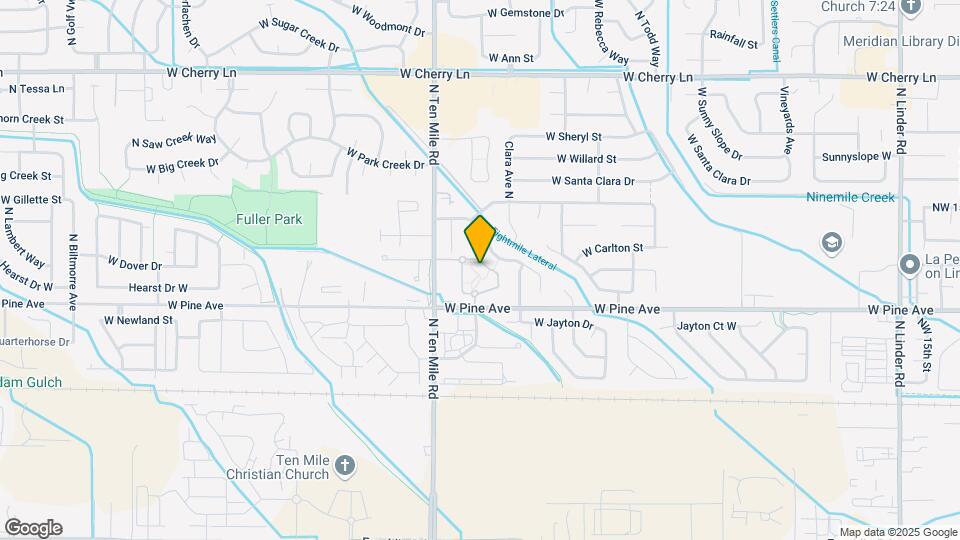 3025 W Acarrera Ln Map and Location Details