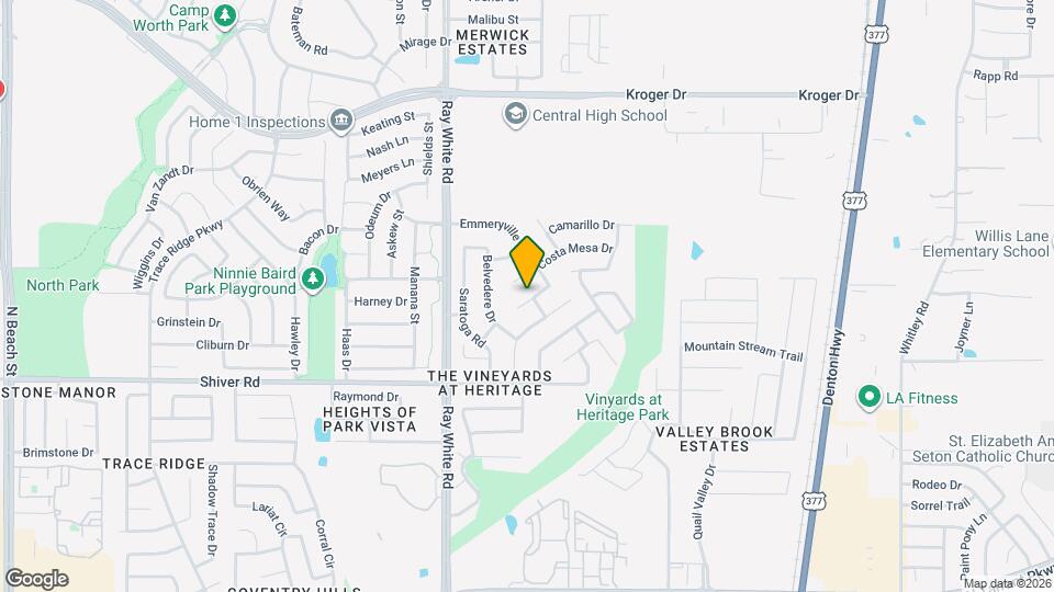 5321 Los Altos Rd Map and Location Details
