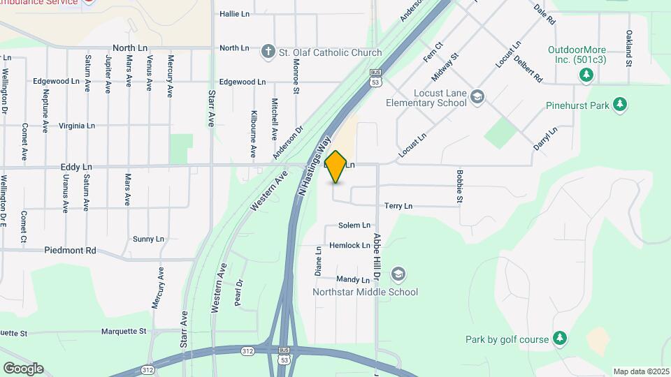 2921 Northland Dr Map and Location Details