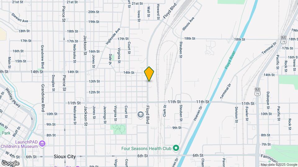 1216-1220 Floyd Blvd Mapa y Detalles de la Ubicación