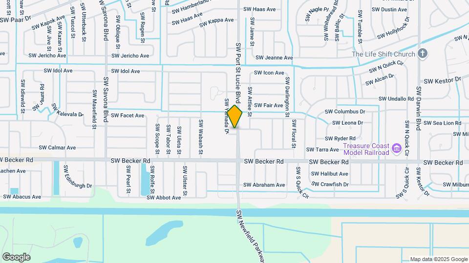 4498 SW Port St Lucie Blvd Map and Location Details