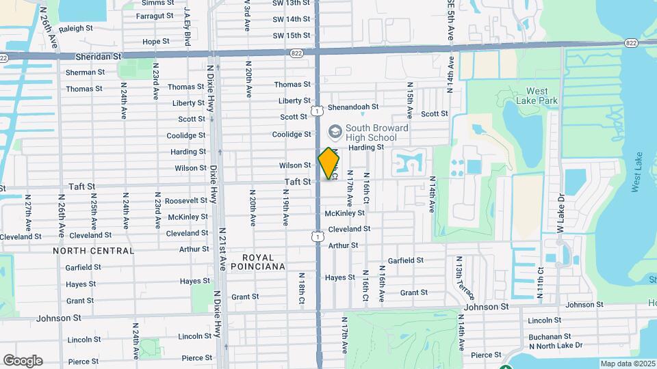 1748 Taft St Map and Location Details