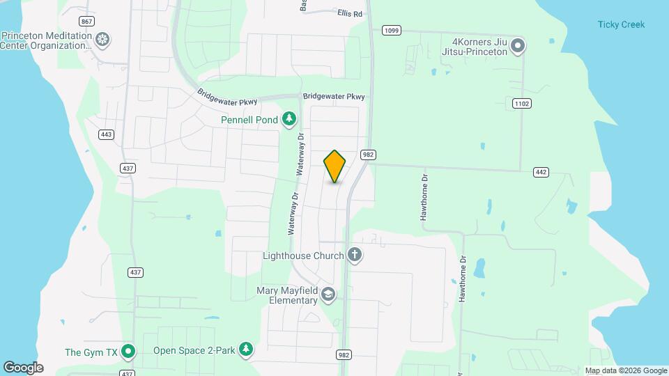 5504 Rockrose Ln Map and Location Details