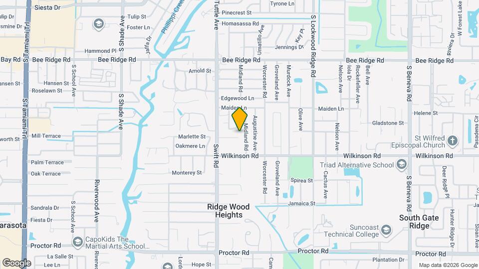 2849 Marlette St Map and Location Details