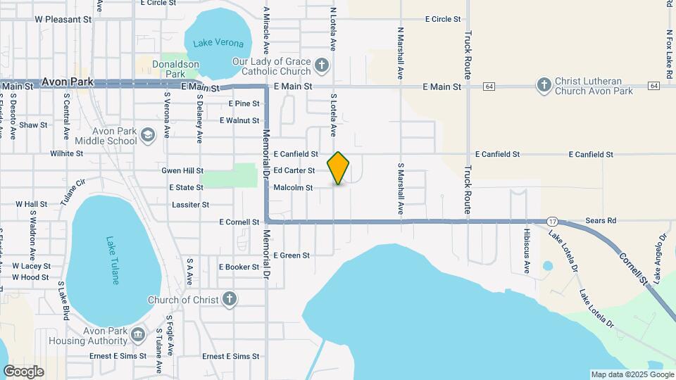 601 S Lotela Ave Mapa y Detalles de la Ubicación