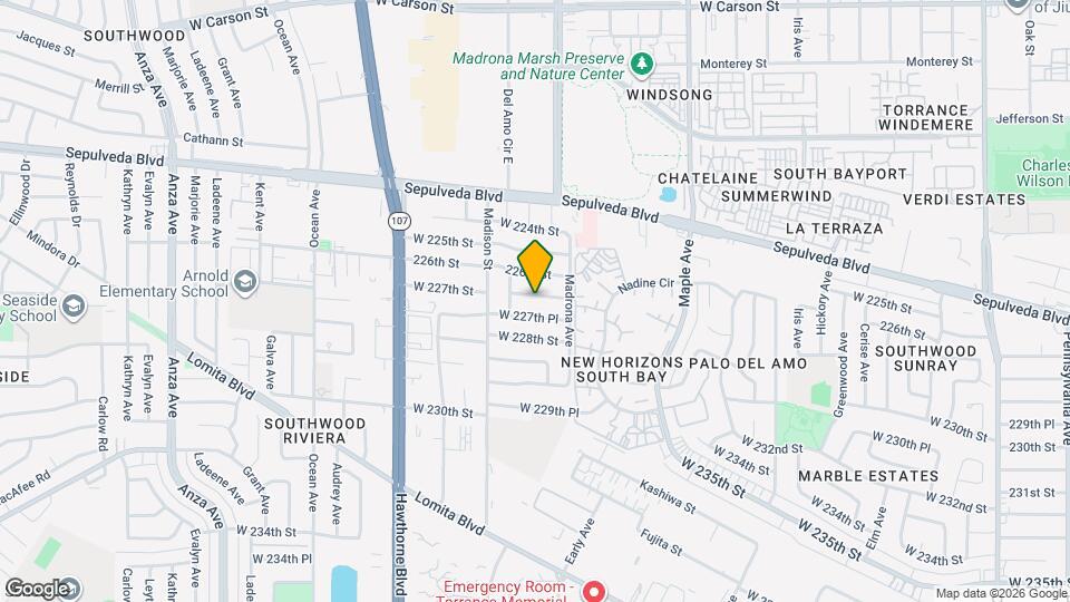 3430 W 227th St Map and Location Details