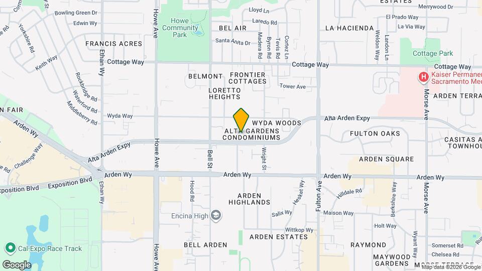 2350 Alta Garden Ln, Unit B Map and Location Details