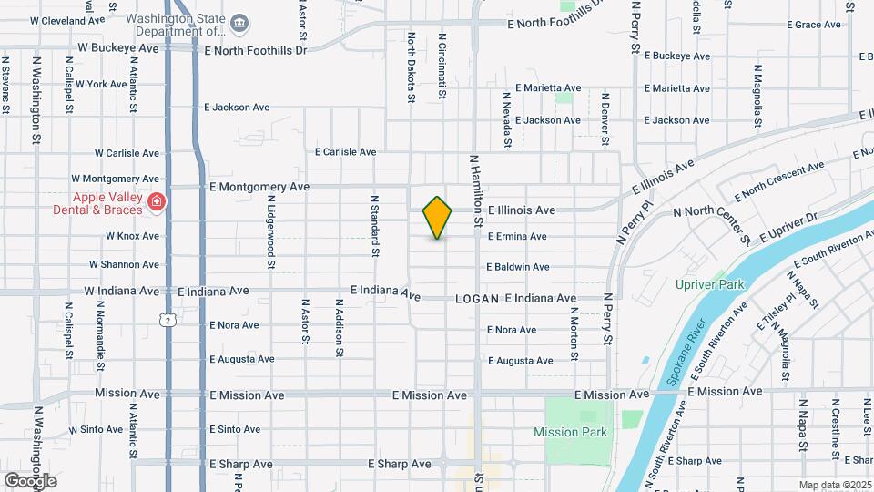 728 E Ermina Ave Mapa y Detalles de la Ubicación