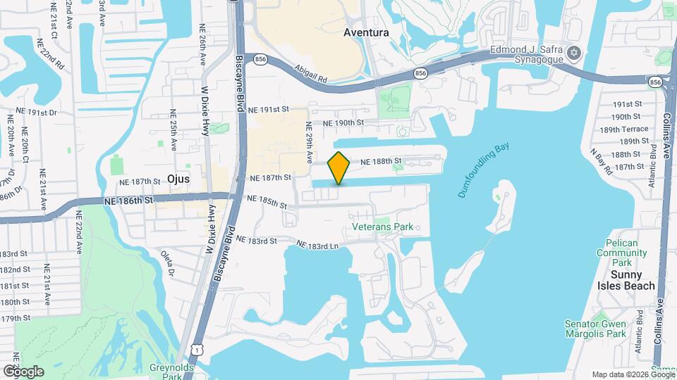 2991 NE 185th St Map and Location Details