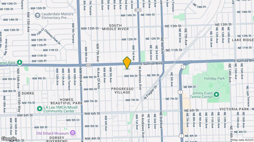 919a-923 NW 2nd Ave Map and Location Details