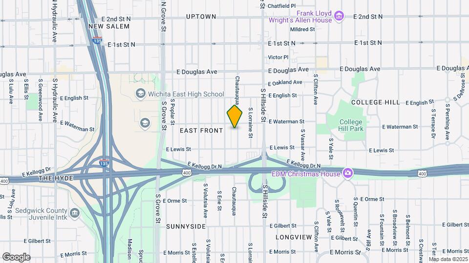 315 Chautauqua-Unit -317 Map and Location Details