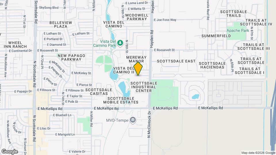 7807 E McKinley St Map and Location Details