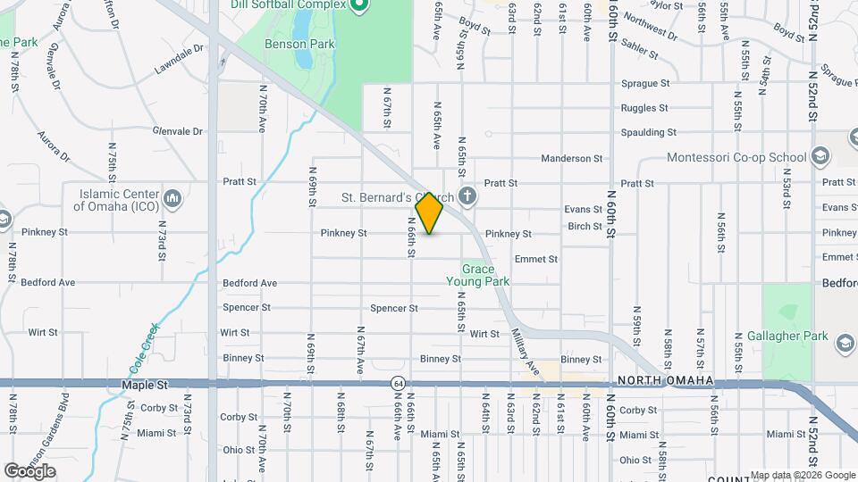 6533 Pinkney St Map and Location Details